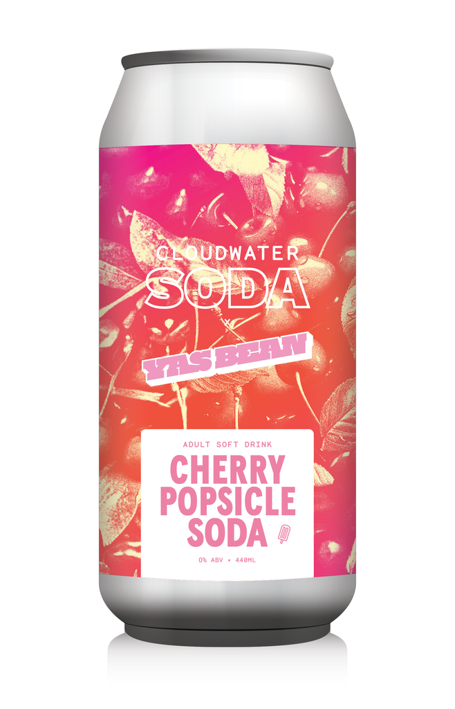 Cloudwater Soda - Cherry Popsicle Soda ... [w/ Yas Bean]