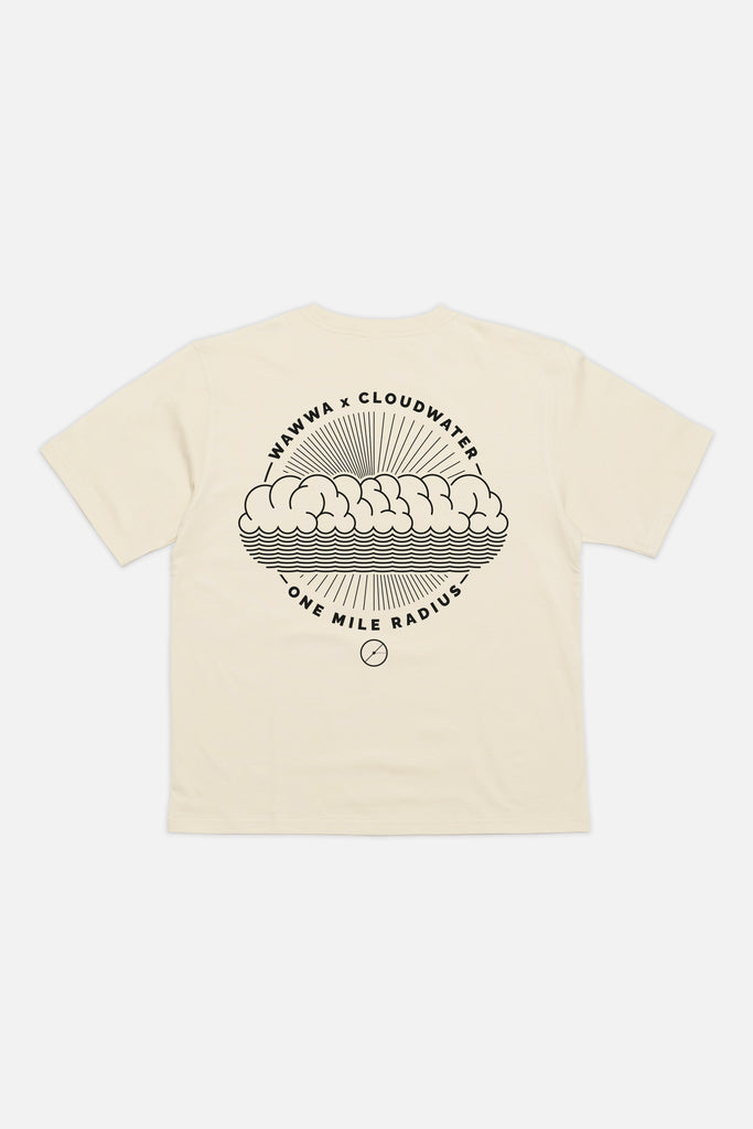 [WAWWA x Cloudwater] ... Radius Heavyweight Organic T-Shirt ... [Natural]