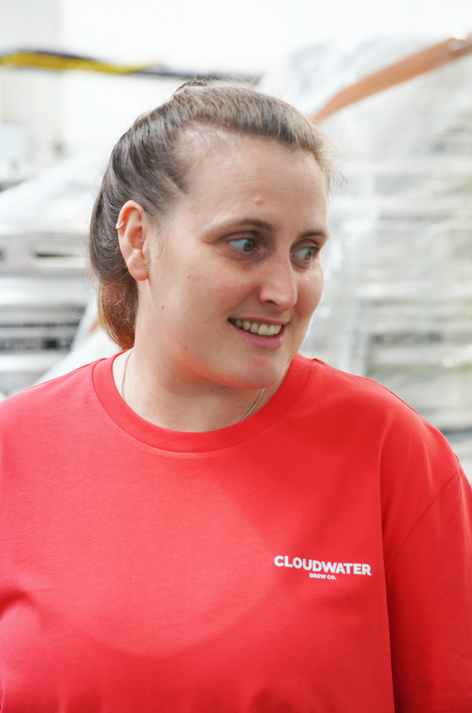 Cloudwater Unisex T-Shirt - Red With White Logo