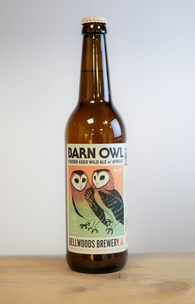 Bellwoods - Barn Owl 22 ... [Foeder Aged Wild Ale w/ Apricot] ... [500ml]