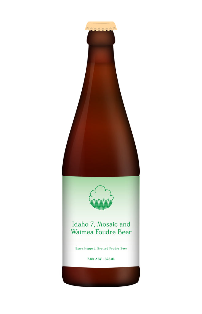 Idaho 7, Mosaic & Waimea Foudre Beer ... [Extra Hopped, Bretted Foudre Beer] ... [375ml]