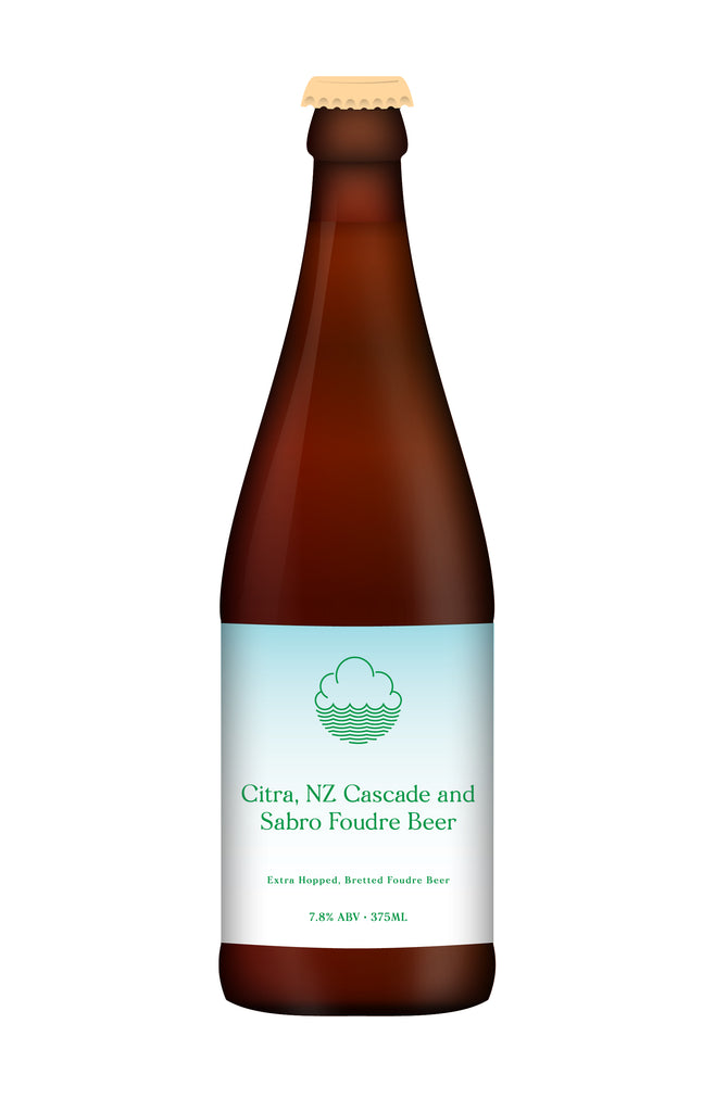 Citra, NZ Cascade & Sabro Foudre Beer ... [Extra Hopped, Bretted Foudre Beer] ... [375ml]