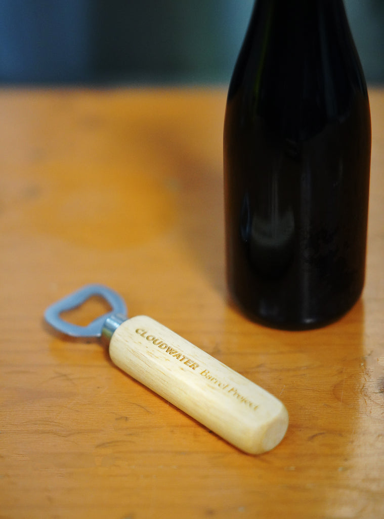 Cloudwater Barrel Project Bottle Opener ... [with Engraved Wooden Handle]